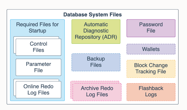 database system files