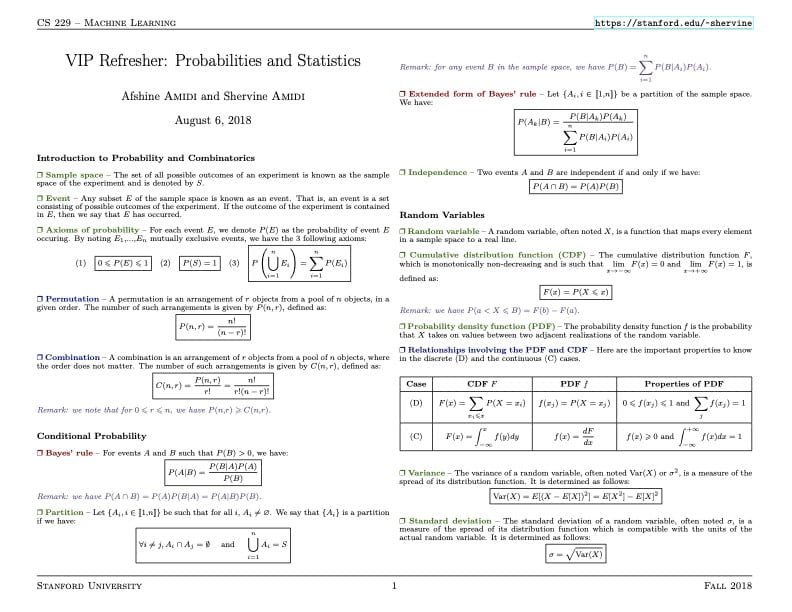 probability and statistics 1