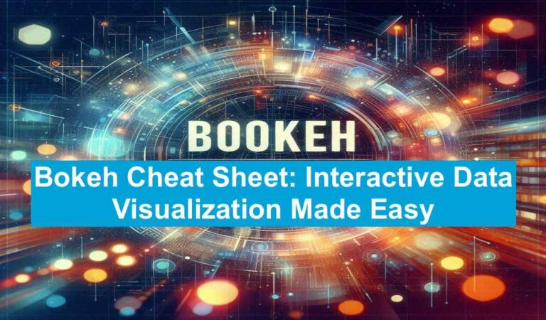 Bokeh Cheat Sheet: Interactive Data Visualization Made Easy